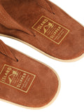 Men Suede with Leather Thong - PEANUTS/COGNAC