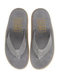 Men Suede Thong - CHARCOAL SUEDE