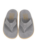 Men Suede Thong - CHARCOAL SUEDE