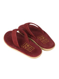 Men Suede Thong - BURGUNDY SUEDE