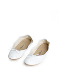 Ballet Flats_White Leather