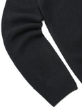 M_LAMBSWOOL R-NECK PULLOVER_BLACK