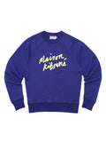 W_SWEATSHIRT HANDWRITING_ROYAL BLUE