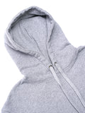 W_HOODIE DOUBLE FOX HEAD_GREY MELANGE