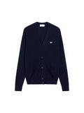 M_TRICOLOR FOX PATCH CLASSIC CARDIGAN_NAVY